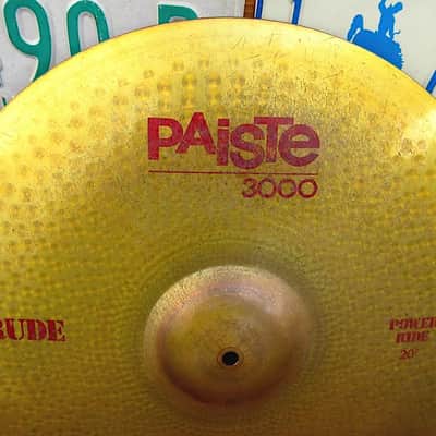 PAISTE 3000 Rude 20” Power Ride, 1989. image 2