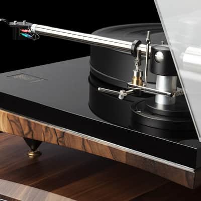 GOLD NOTE Mediterraneo Italian Walnut Turntable - B7 Ceramic Tonearm Included - NEW! image 3