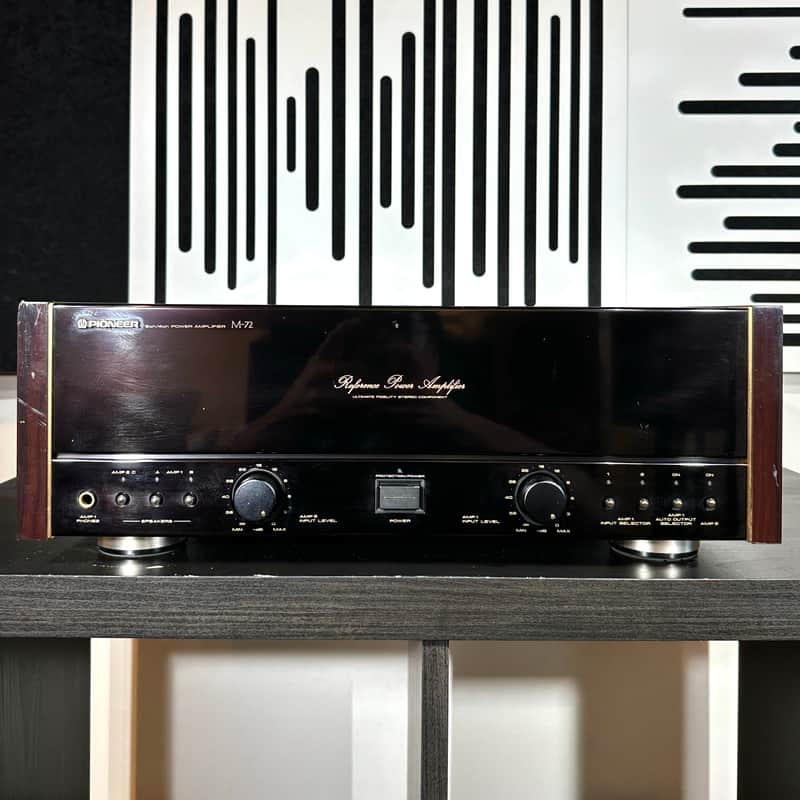 Pioneer M-72 Reference Stereo Power Amplifier Vintage Black