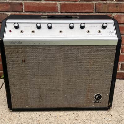 Vintage Kay Model 756 Solid State Guitar Tremolo Amplifier 1966 image 2