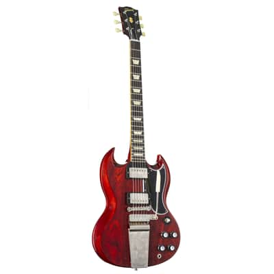 Gibson 1964 SG Standard Reissue with Maestro Vibrola Cherry Red #505044 - Custom Electric Guitar image 1