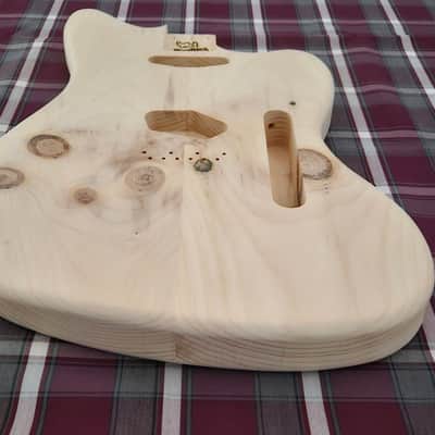 Woodtech Routing - 2 pc. Character Eastern White Pine Telemaster Body - Unfinished image 3