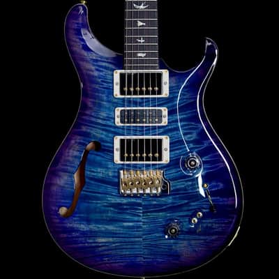 PRS 2018 Semi-Hollow Special 10 Top, Custom Colour (Blue Burst) image 1