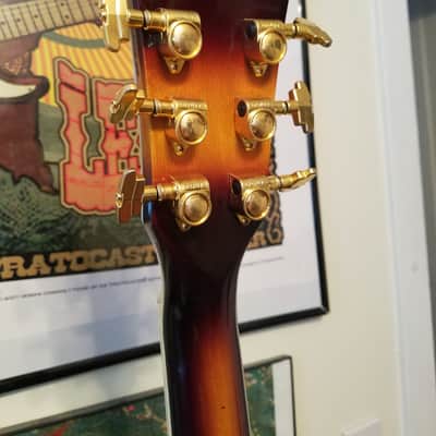 Washburn J10 Orleans Hollow-Body Electric Guitar Sunburst W/OHSC image 6