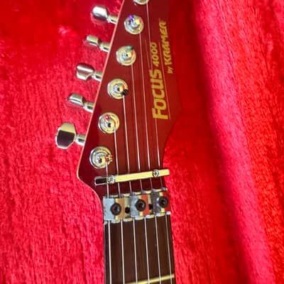 Kramer Focus 4000 1980’s - Candy Apple Red - EMG 81/85 image 7