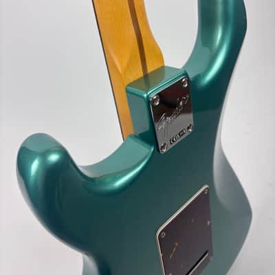 2025 Fender American Professional Classic Stratocaster 2025 Faded Sherwood Green Metallic w/ Tortoise Guard Comes with aftermarket case.( Pictured) image 9