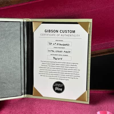 Gibson Custom Dealer Select 1959 Les Paul Standard Golden Poppy AAA Top Ultra Light Aged w/case 961014 image 12