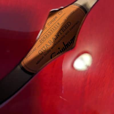 Epiphone Casino Coupe, Lollar Pickups, Gotoh Tuners - Hollowbody image 8