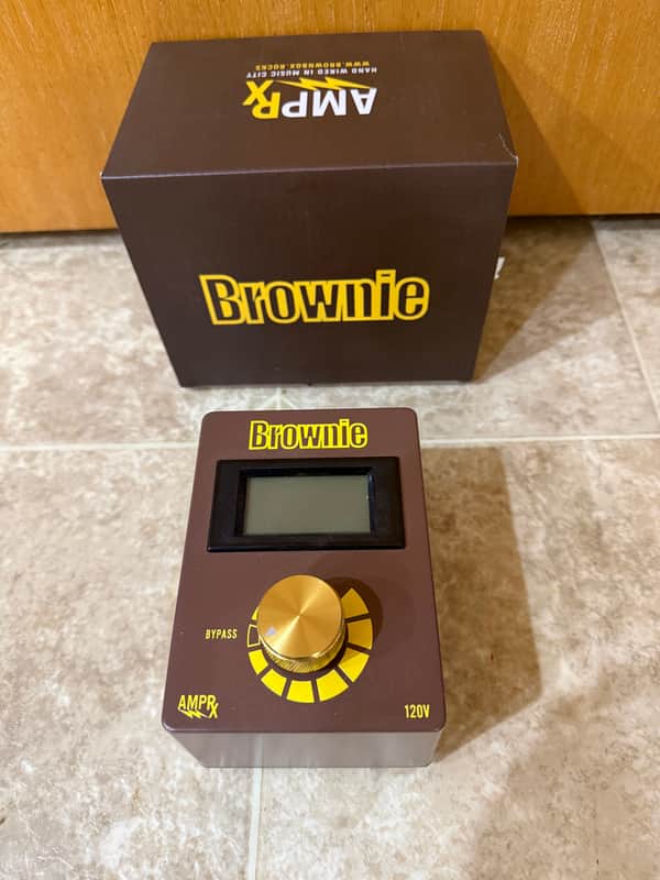 AmpRx Brownie Tube Amplifier Input Voltage Controller 2025 - Present - Brown image 1