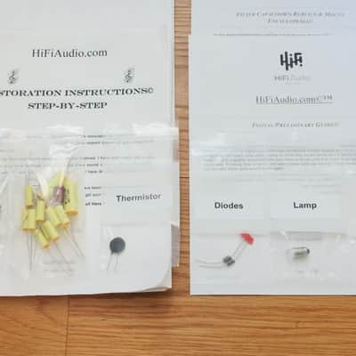 Dynaco SCA-35 restoration kit filter capacitor repair rebuild fix image 2
