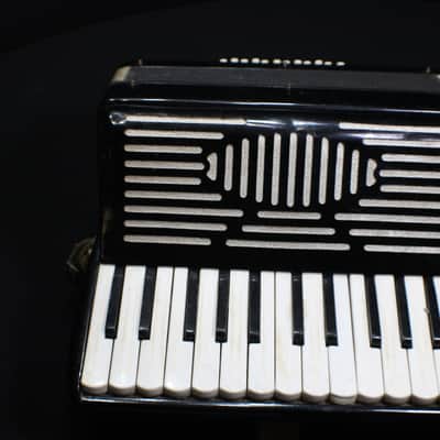 An Italian Made  12 Bass Accordion in it's Original Case image 3