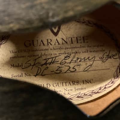 GUILD STARFIRE XII 1966 - EBONY STAIN, GOLD HARDWARE image 10