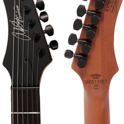 Chapman Ghost Fret Pro 2023 - Black Burst Satin image 5