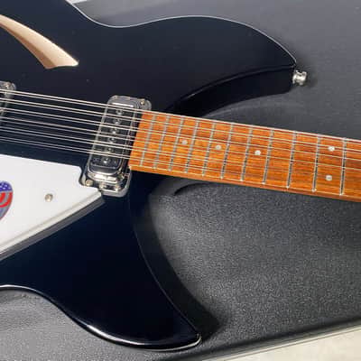 NEW! Rickenbacker 330/12 Jet Glo JG Jetglo - Semi Hollow 12-String Electric Guitar - Authorized Dealer - 8.2 lbs - G07067 image 2