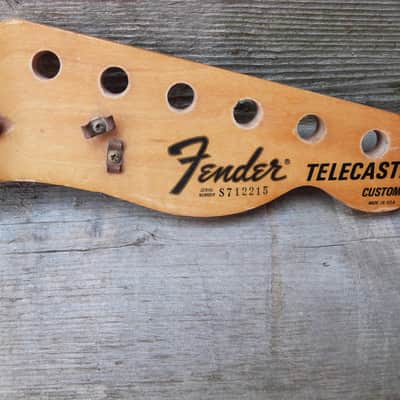 Fender telecaster custom neck 1977 maple image 10