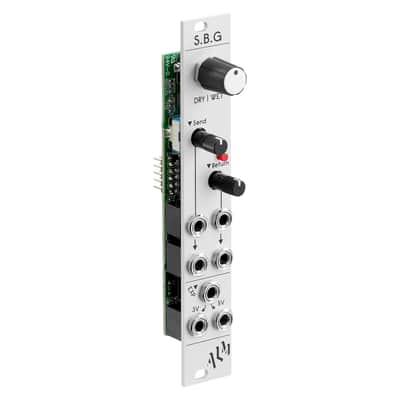 ALM/Busy Circuits ALM006 S.B.G. Effects Pedal Adapter Eurorack Synth Module 2020 - Present - Silver image 2