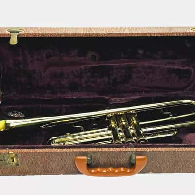 Vintage 1950's F.E. Olds Ambassador Fullerton California Brass Trumpet image 1