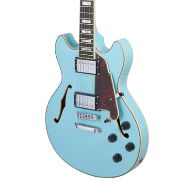 D'Angelico Premier Mini DC, Sky Blue Sky Blue image 4