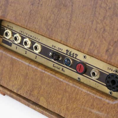 1956 Premier Model 76 Guitar Amplifier - 100% All Original, Nice Example, Sounds Great! image 5