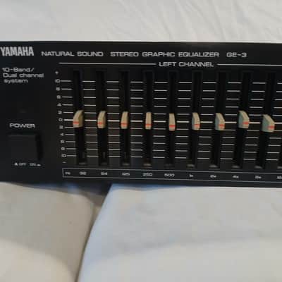 Yamaha Yamaha GE-3 Natural Sound Graphic Equalizer 1984 w/ Factory Protective Plastic image 4