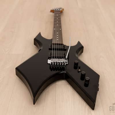 1989 BC Rich Warlock NJ Series Black w/ Floyd Rose, Japan image 10