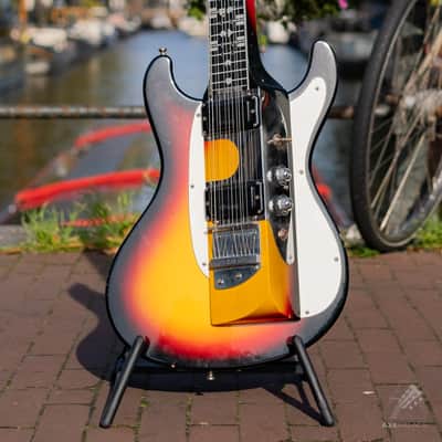1965-1966 Mosrite Mel-o-bar 10-string Tritone Burst image 3