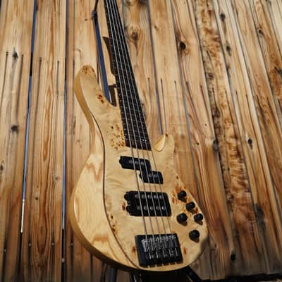 Schecter DIAMOND SERIES Reaper-5 Natural Satin 5-String Electric Bass Guitar image 6