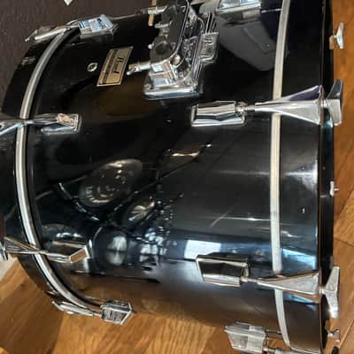 Pearl 16 x 24 MLX Bass Drum 1980s - Piano black image 3
