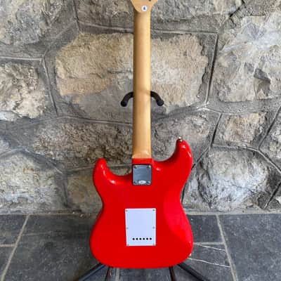 Vision Stratocaster ST5 Electric Guitar Starter Kit - Red - NEW image 14