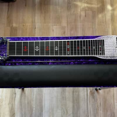 Justice The Judge SD10 C6 Pedal Steel - Purple Pearloid image 2