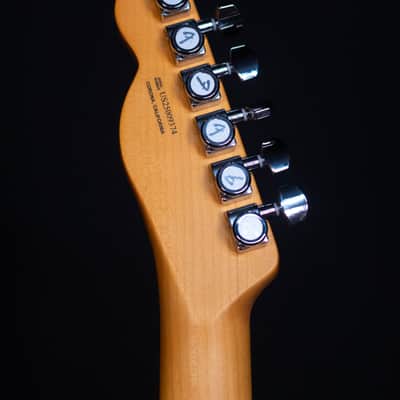 Fender American Ultra II Telecaster, Ebony FB, Texas Tea image 10