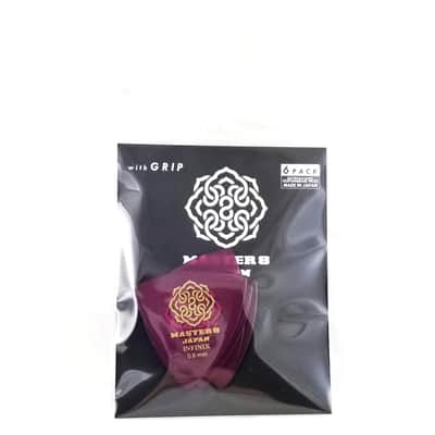 Master 8 INFINIX Hard Polish Grip Guitar Picks 0.6mm Triangle Thin 6-Pack image 6
