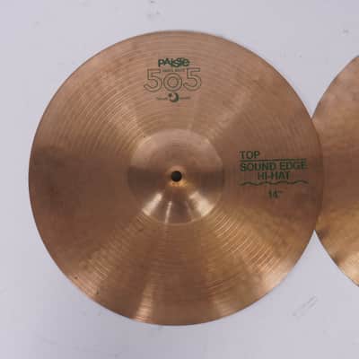 PAISTE | 505 | SOUND EDGE | 14" HI-HATS-14" image 2