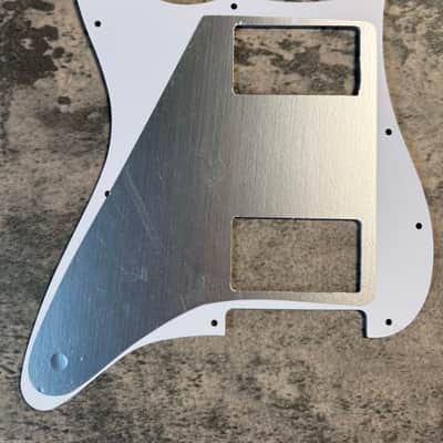 BMC Standard Stratocaster® Strat® Pickguard 3 Ply 11 Hole HH Humbucker Humbucker White  [L26] image 2