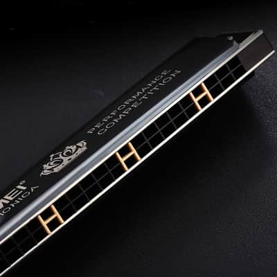 Tremolo Harmonica 28 Holes Wide Diapason Key of C  Professional  Woodwind Mouth Organ Harp image 4