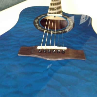 【11545】Fender T-Bucket 300CE エレアコ ブルー Fender - T-Bucket 300CE Transparent Blue Acoustic Guitar | Mass