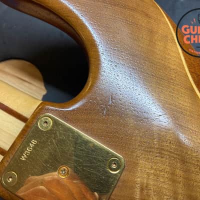 1992 Wal Mk2 5-String Fretless Bass – Walnut Facings, Ebony Board image 21