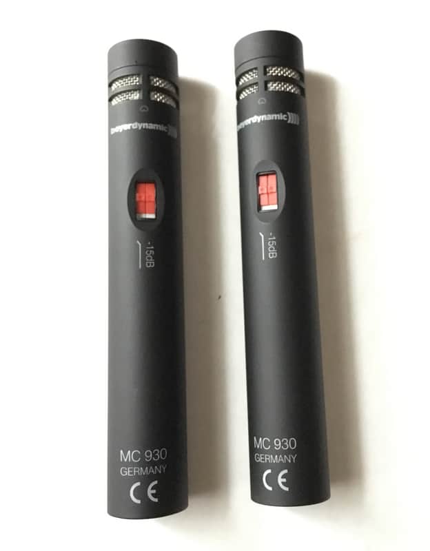 Beyerdynamic MC 930 V2 Small Diaphragm Cardioid Condenser Microphone Stereo Pair 2023 - Present - Black image 1