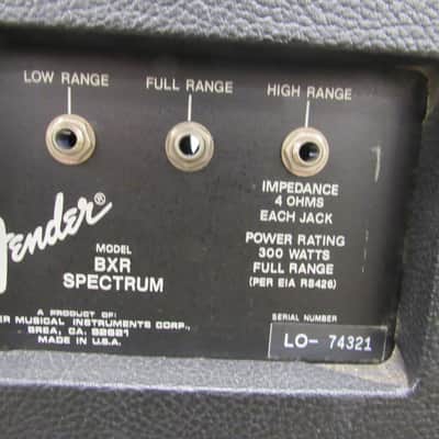 Fender Dual Bass 400 & BXR Spectrum 1810 BI AMPED AMP & CAB image 6