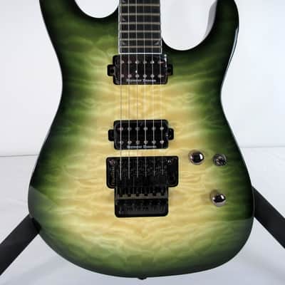 Jackson Pro Soloist SL2Q MAH AB Alien Burst Never Played or Displayed 2018 New Old Stock Elec Guitar image 5