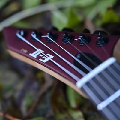 ESP E-II M-I Thru NT - Deep Candy Apple Red(2) image 4