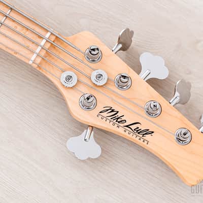 2024 Mike Lull Custom Guitars V5 5-String Jazz Bass Black Pearl w/ Hangtag, Case image 4