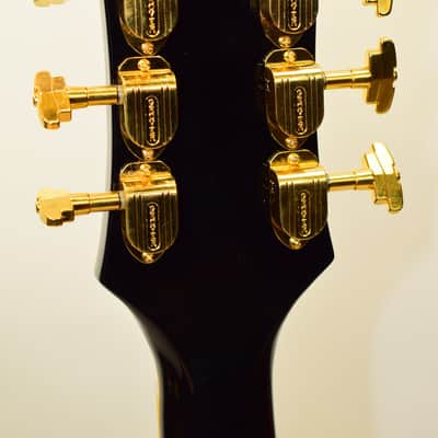 2025 Epiphone Joe Bonamassa '59 Les Paul Custom Electric Guitar, Antique Ebony w/ Case image 9