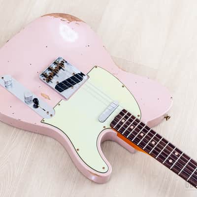 Fender Custom Shop 1963 Telecaster Heavy Relic Dirty Shell Pink, Featherweight image 6