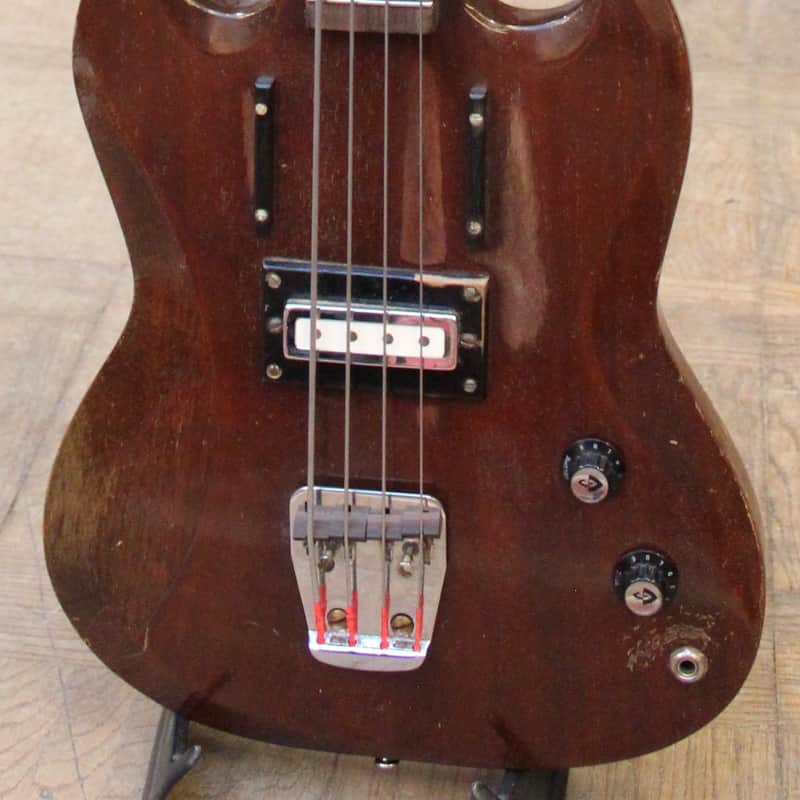 1966 Guild Jet Star Bass Modified Stripped Natural