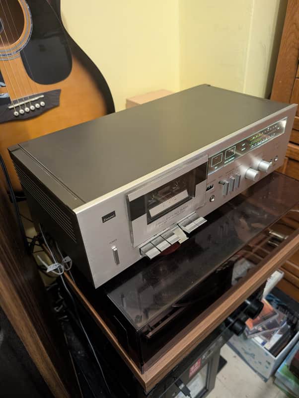 Vintage Sansui Single Cassette Deck D-95M (1981) 1981 - Silver image 1