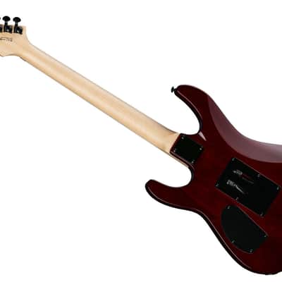 Dean Modern 24 Select Flame Top Floyd electric guitar Trans Cherry NEW w/ CASE image 3