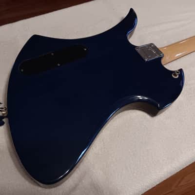 B.C. Rich Platinum Mockingbird - Trans Blue image 7
