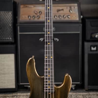 Ernie Ball Music Man Limited Edition - 1 of 300 - 50th Anniversary StingRay Bass - Molten Gold with Hardshell Case image 4