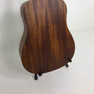 Caraya SAFAIR41EQ All Mahogany Dreadnought Acoustic Guitar, Built-in EQ + Gig Bag image 4